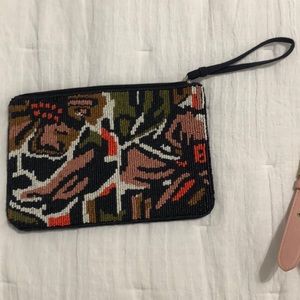 *not for sale* Beaded wristlet / clutch